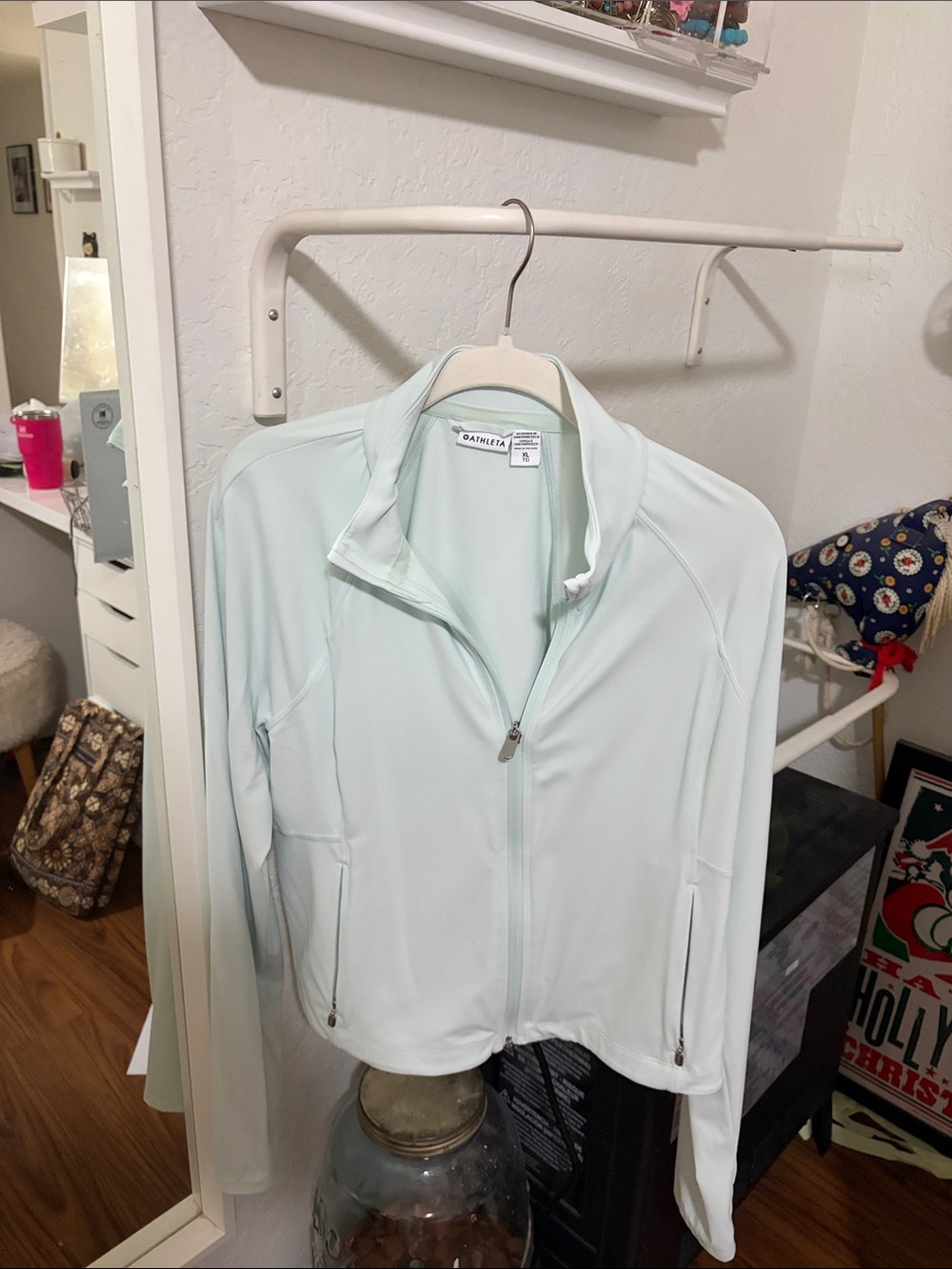 Athleta Mint Green Full-Zip Performance Jacket
